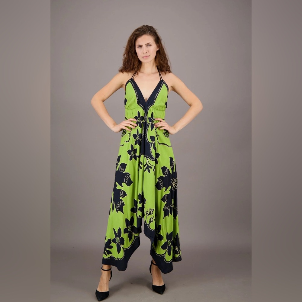 Boho halter dress
